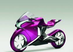 Motocykl, Honda v4, Concept, Fioletowy