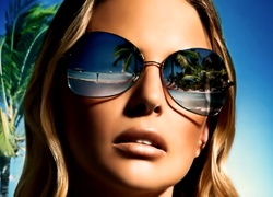 Kobieta, Portret, Okulary