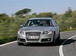 Srebrny, Audi S8, Quatro