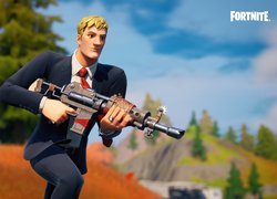 Gra, Fortnite, Postać, Agent, Jones