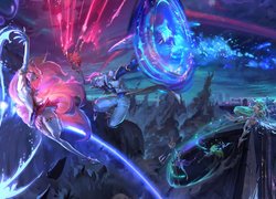 Leagune of legends, Star-Guardian, Ahri, Ezreal