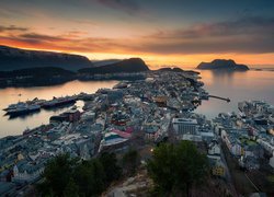 Alesund w Norwegii