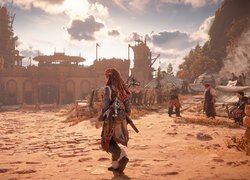 Gra, Horizon Forbidden West, Postać, Aloy, Budowla