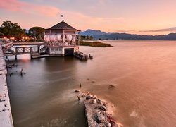 Jezioro, Lago di Massaciuccoli, Altana, Gmina Viareggio, Toskania, Włochy