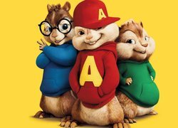 Film, Alvin i wiewiórki, Alvin and the Chipmunks, Trzy, Wiewiórki