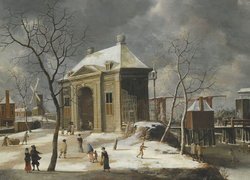 Amsterdam w malarstwie Jana Abrahamsza Beerstraatena