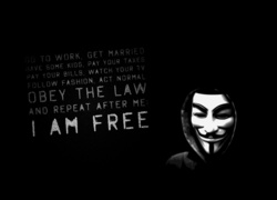 Anonymous w masce