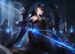 Gra, League Of Legends, Postać, Ashe, Lodowa Łuczniczka, Łuk