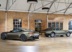 Aston Martin DBS Superleggera i zabytkowy Aston Martin DBS z 1969