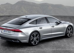 Srebrne, Audi A7 Sportback, 2018