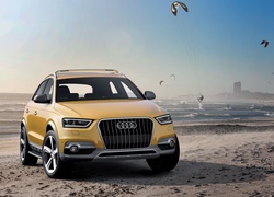 Audi q3 na plaży