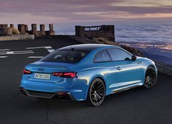 Niebieskie, Audi RS5, Coupe, Morze