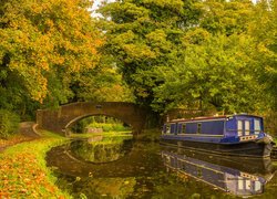 Barka na kanale Staffordshire and Worcestershire