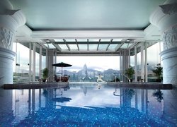 Chiny, Hong Kong, Hotel The Peninsula, Basen