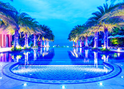 Basen w tajlandzkim hotelu Marrakesh Hua Hin Resort