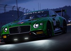 Bentley Continentsl GT3 na torze w grze Grid Legends