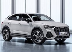 Białe, Audi Q3, Sportback, S line