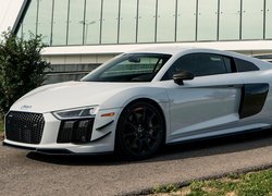 Białe, Audi R8, Coupe