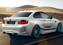 Białe BMW M2 Coupe F87 stuningowane przez firmę Hamann