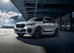 Białe BMW X5 xDrive 40i