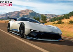 Gra, Forza Horizon 3, Biały, Aston Martin Vantage GT