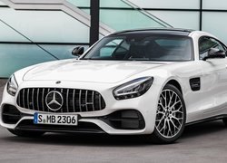 Biały, Mercedes-AMG GT, Przód