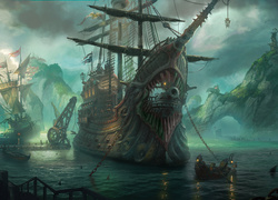 Bilgewater- szare wybrzeże z League Of Legends