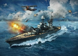 Gra, World of Warships, Okręty, Samoloty