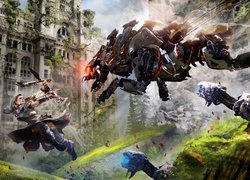 Bitwa w grze komputerowej Horizon Zero Dawn