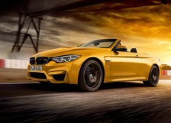 Żółte, BMW M4 Cabrio, 2018