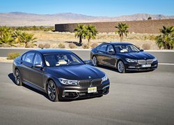 Dwa, Niebieskie, BMW M760Li xDrive, G11, G12