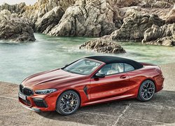 Czerwone, BMW M8 Competition, Kabriolet