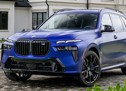 Niebieskie, BMW X7 M60i, Przód