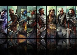 Gra, Dragon Age: Inkwizycja, Dragon Age Inquisition, Postacie, Dorian, Sera, Vivienne, Żelazny Byk, Kasandra Pentaghast, Varric Tethras, Solas, Blackwall, Cole