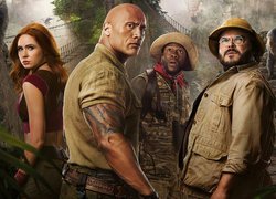 Bohaterowie z filmu Jumanji Następny poziom