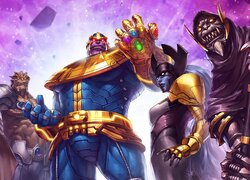 Postacie, Marvel contest of champions, Plakat