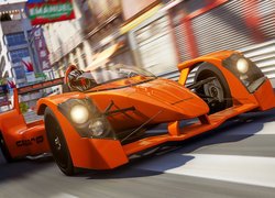 Gra, Forza Motorsport 6, Samochód, Wyścigowy, Bolid, Caparo T1, Pomarańczowy, Tor, Wyścig