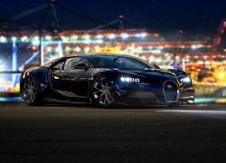 Gra, Forza Motorsport, Czarny, Bugatti Chiron