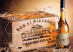 Wino, Tokaj, Skrzynka, Butelka, Kieliszek