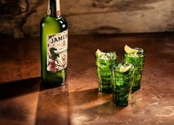 Butelka, Jameson Irish Whiskey, Trzy, Drinki