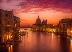 Canal Grande z widokiem na bazylikę św. Marka w Wenecji  