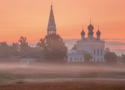 Dom, Cerkiew, Dzwonnica, Mgła, Osenevo, Obwód jarosławski, Rosja