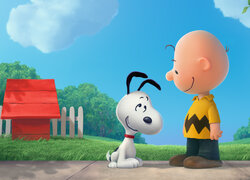 Film animowany, Fistaszki, Pies, Snoopy, Chłopiec, Charlie Brown