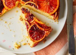 Ciasto z pomarańczą