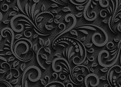 Ciemna, Tekstura, Szare, Wzory, Ornamenty