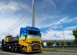 Gra, Euro Truck Simulator 2, Renault ETS2, Ciężarówka
