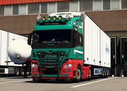 Ciężarowy MAN z gry Euro Truck Simulator 2