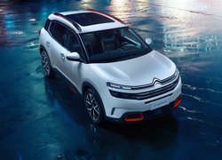 Biały, Citroen C5 Aircross, SUV