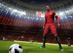 Piłkarz, Cristiano Ronaldo, Boisko, Murawa, Gra, Fifa 18