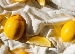 Cytryny na płótnie